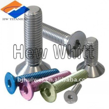 Titanium countersunk head screw